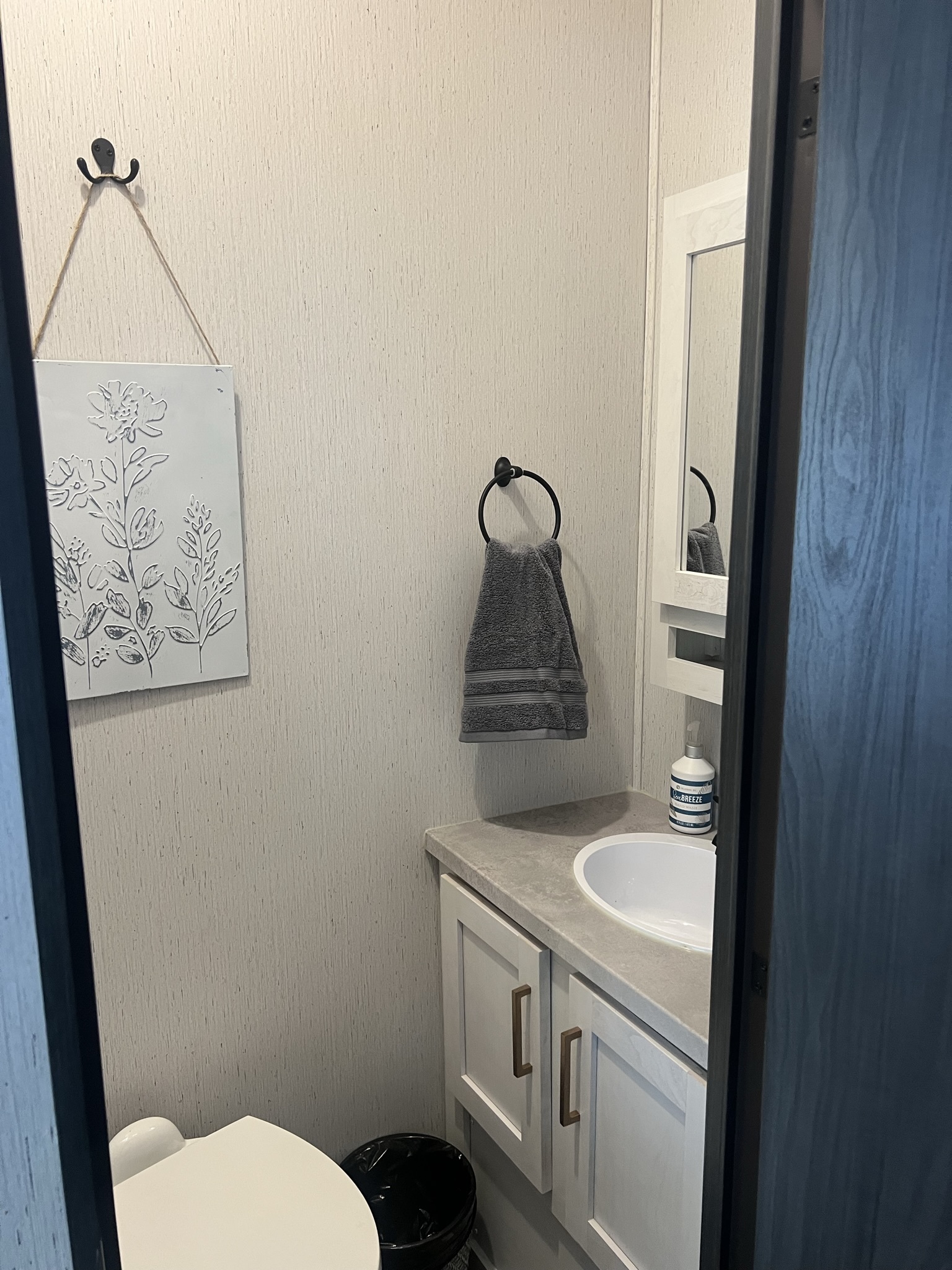 Additional RV half bathroom